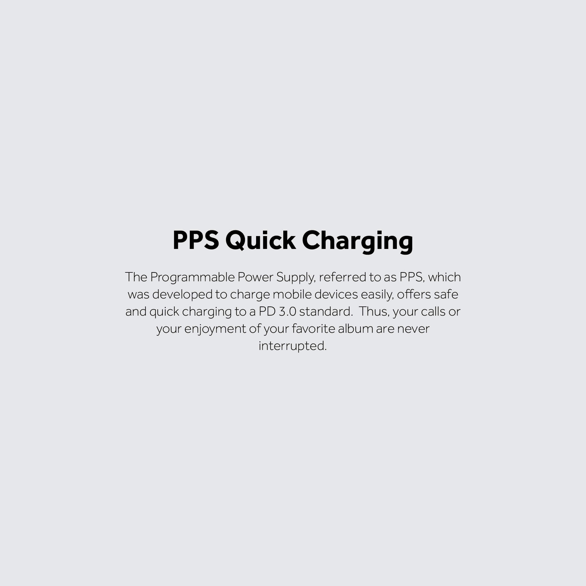 PPS Quick Charging
