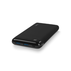 PowerSlim LCD PD 12 2BB185 ttec PowerSlim LCD PD 10000 mAh Tasinabilir Sarj Aleti Powerbank USB C Giris Cikis Siyah