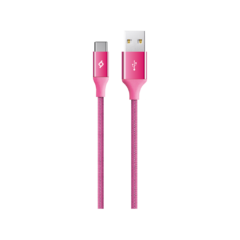 2DK18P ttec alumicable typec sarj data kablosu pembe 1