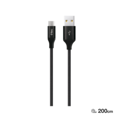 2DK21 ttec AlumiCable XL Micro USB Sarj Kablosu 2mt Siyah 1 1