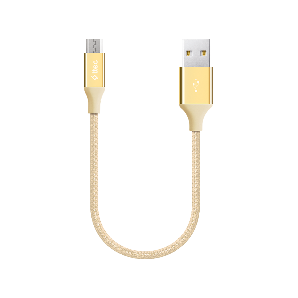 ttec AlumiCable Mini Micro USB to USB Charge/Data Cable