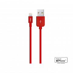 2DKM01K ttec lightning mfi sarj kablosu kirmizi 1
