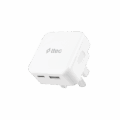 SmartCharger Duo USB-C+USB-A 3.1A UK White