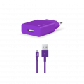 SmartCharger Micro USB Purple