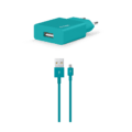 SmartCharger Micro USB Turquoise