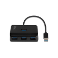 4in1 Multiport USB-A 3.2 Hub Black