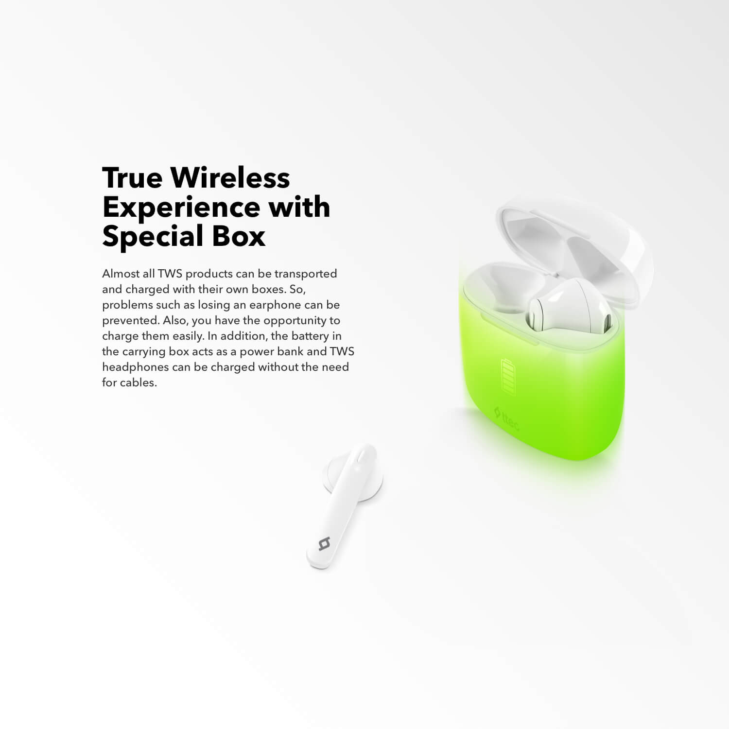 True Wireless Experience with special box
