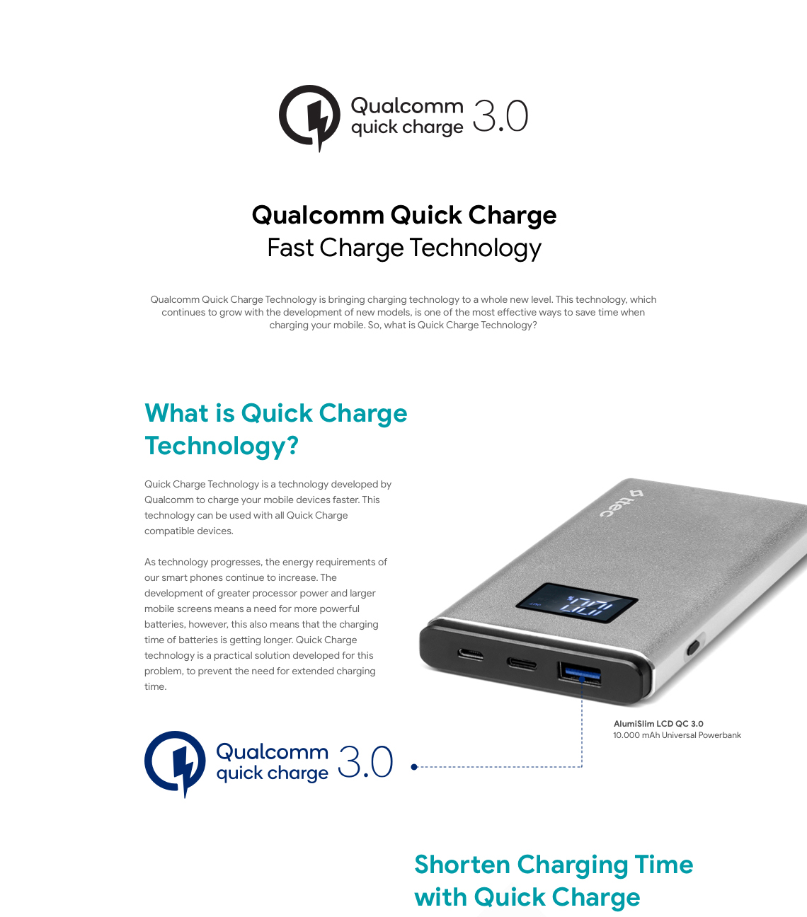 What is quickcharge 3.0 technology